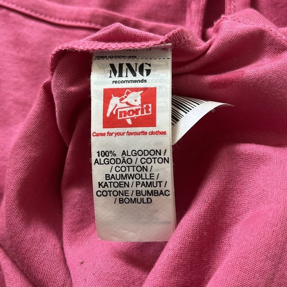 Brand New MNG Pink Tank Top, Size M - Picture 4 of 5